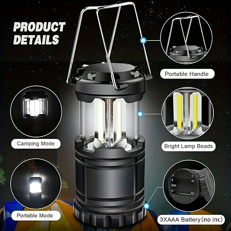 LED Camping Lantern Portable B - مراجعة Power Outage Light وسعره