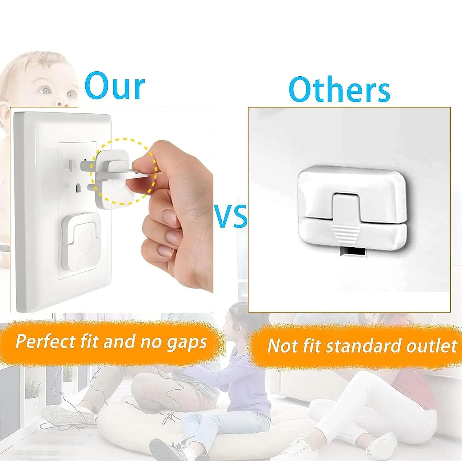 1-20Pc Baby Proof Outlet Cover - مراجعة Outlet Cover Baby وسعره