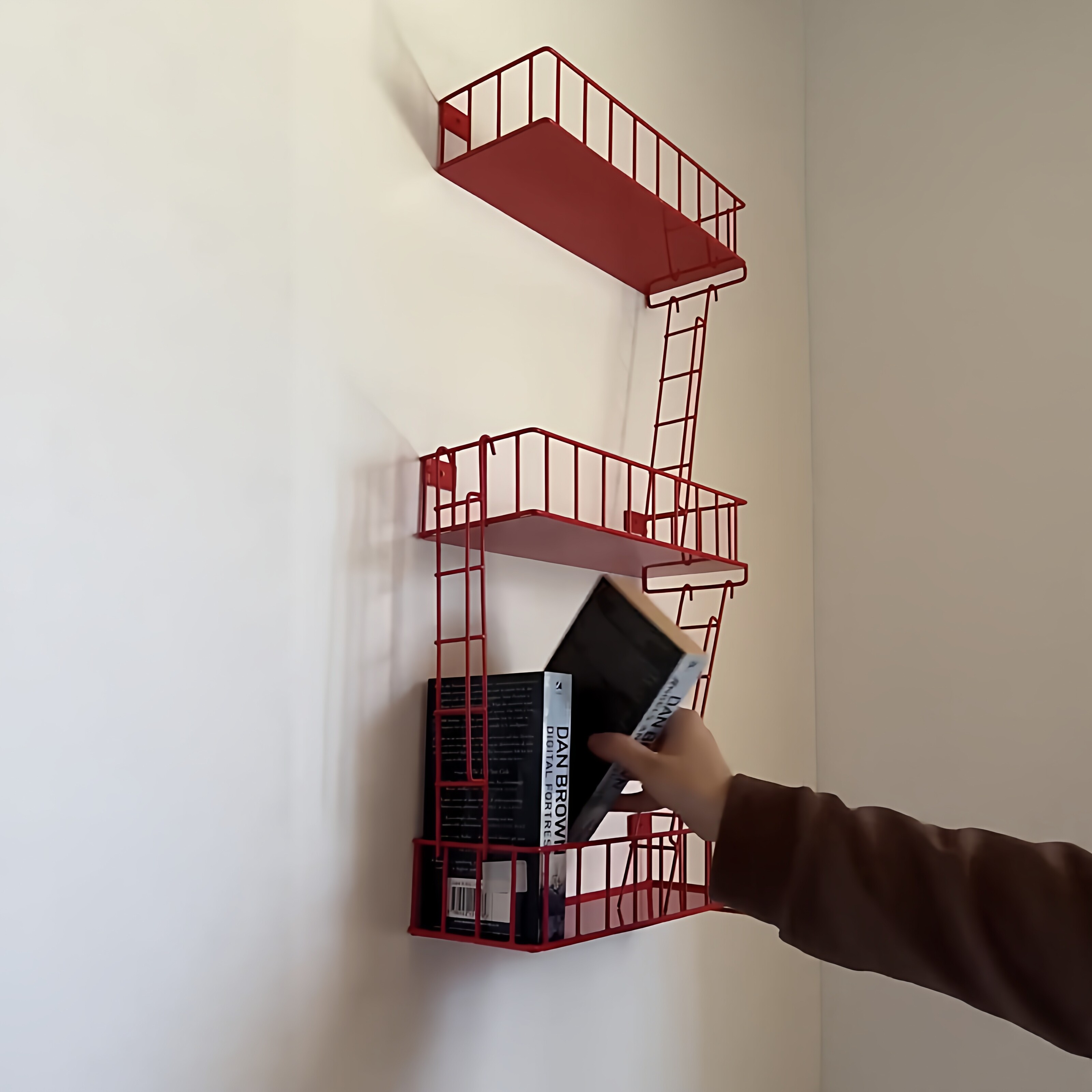 Fire Escape Wall Shelf, 3-Tier - مراجعة Fire Escape Ladder وسعره