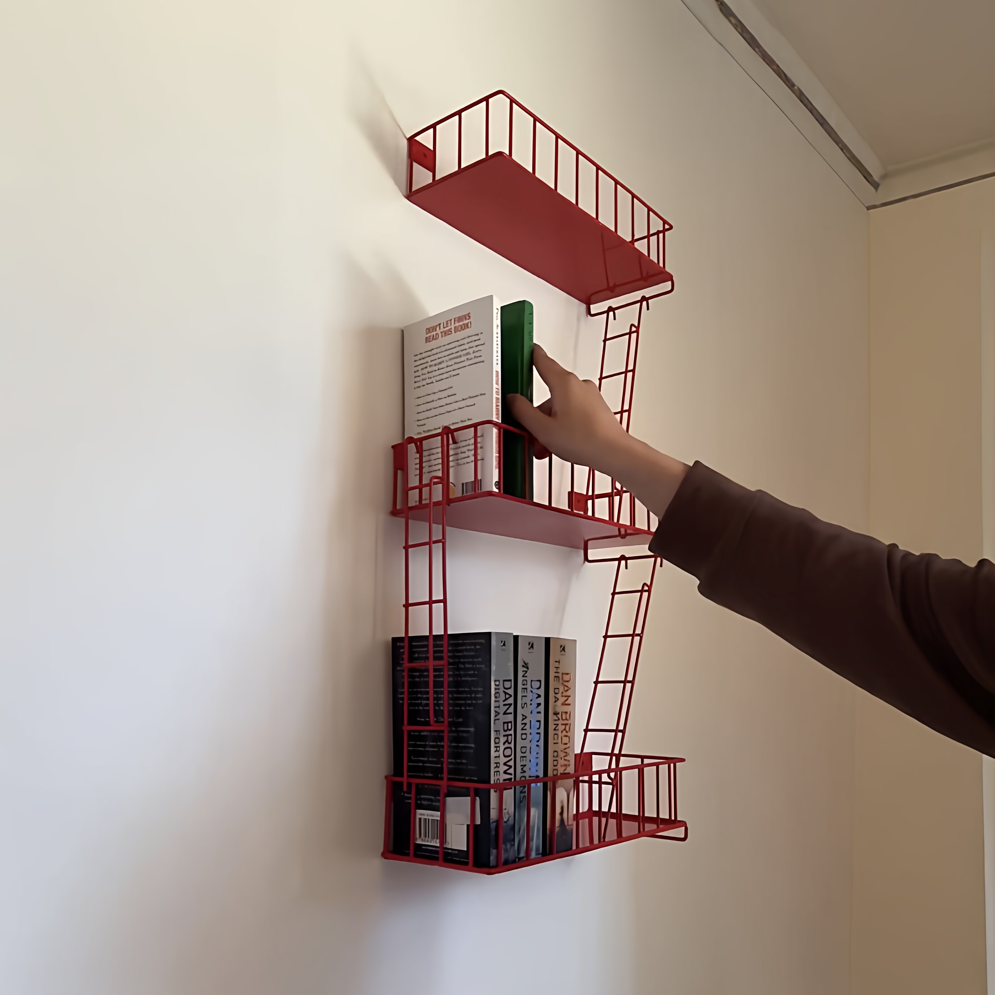 Fire Escape Wall Shelf, 3-Tier - مراجعة Fire Escape Ladder وسعره