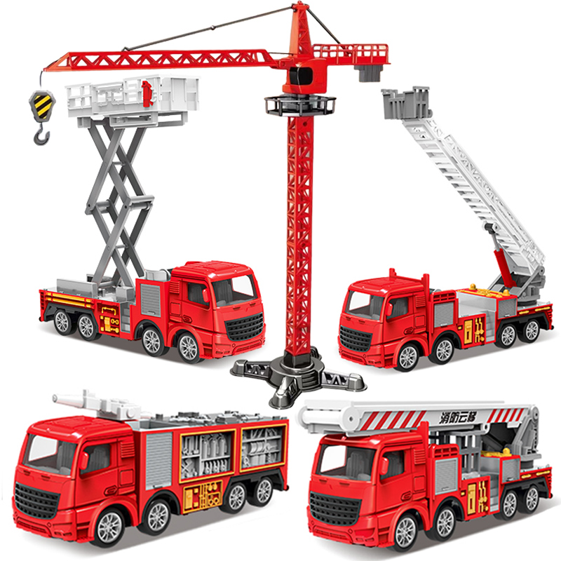 1:55 Diecast Fire Truck Model  - مراجعة Fire Escape Ladder وسعره