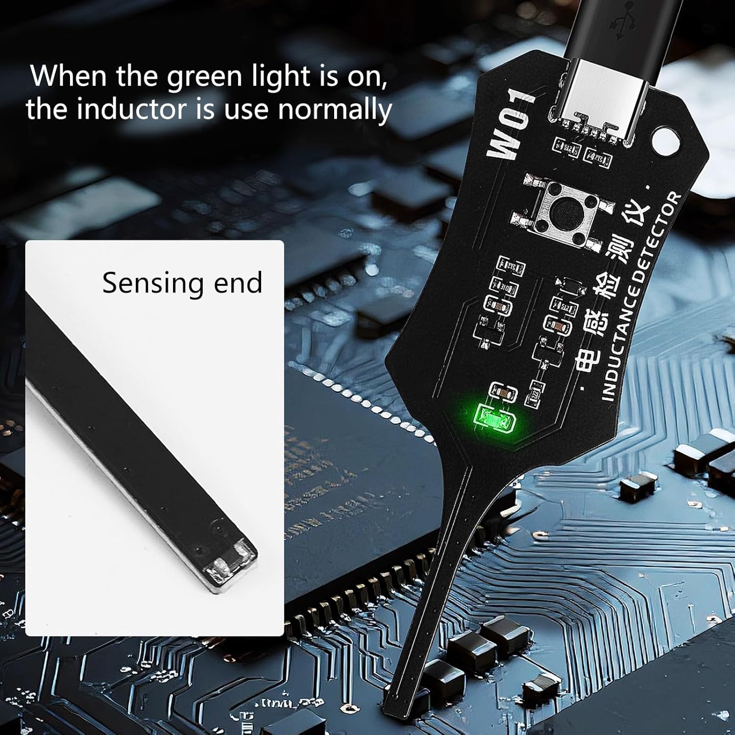 1PC W01 Motherboard Coil Teste - مراجعة Co Detector Plug وسعره