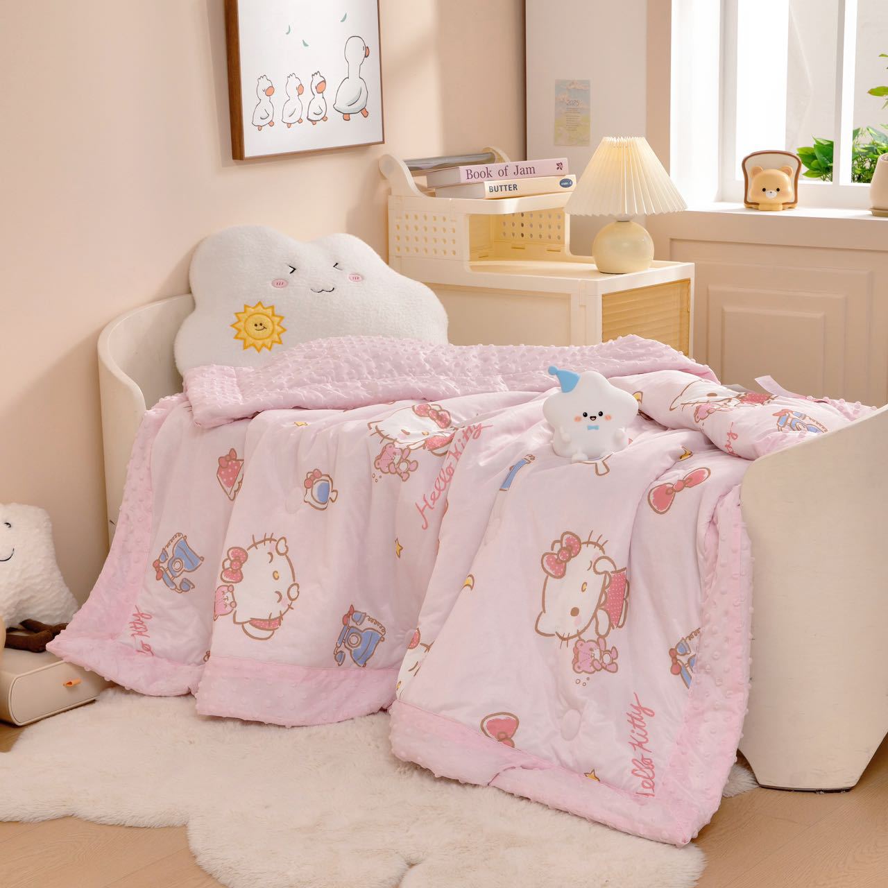 Hello Kitty My Melody Cartoon  - مراجعة Fire Blanket Kitchen وسعره