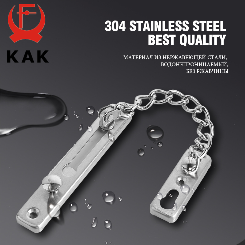 KAK 304 Stainless Steel Securi - مراجعة Security Chain Door وسعره
