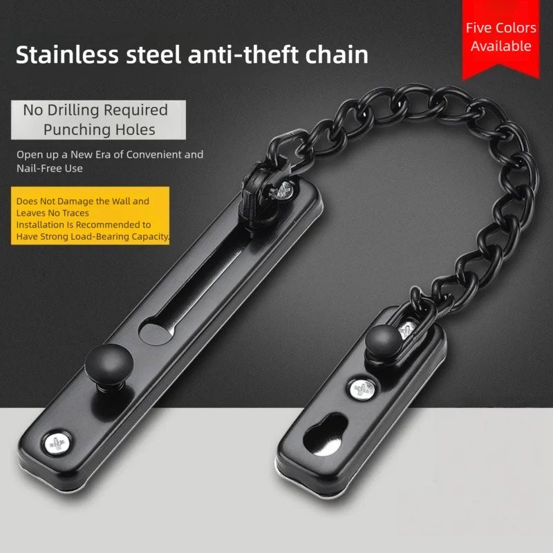 Multi-Color Stainless Steel An - مراجعة Security Chain Door وسعره