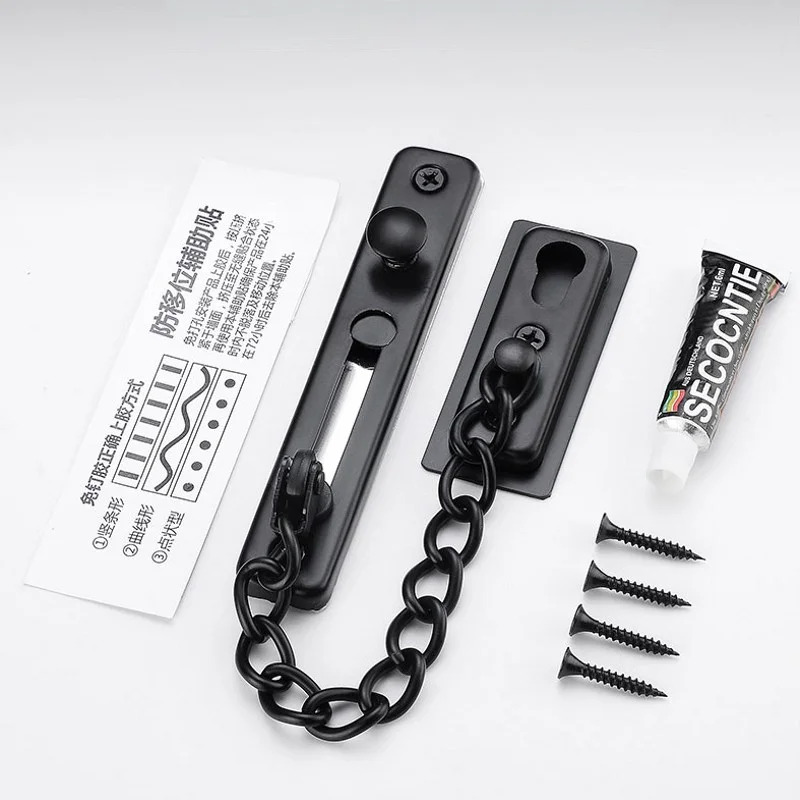 Multi-Color Stainless Steel An - مراجعة Security Chain Door وسعره