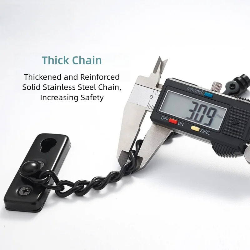 Multi-Color Stainless Steel An - مراجعة Security Chain Door وسعره
