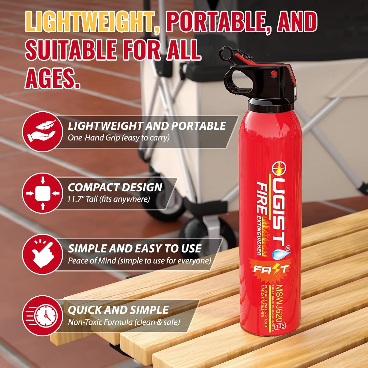 Small Portable Fire Extinguish - مراجعة Fire Extinguisher Small وسعره
