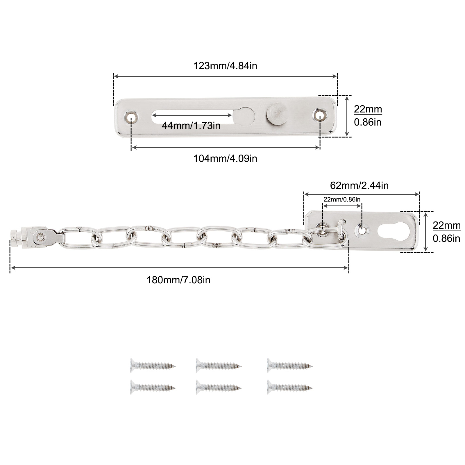 Solid Security Door Sliding Ch - مراجعة Security Chain Door وسعره