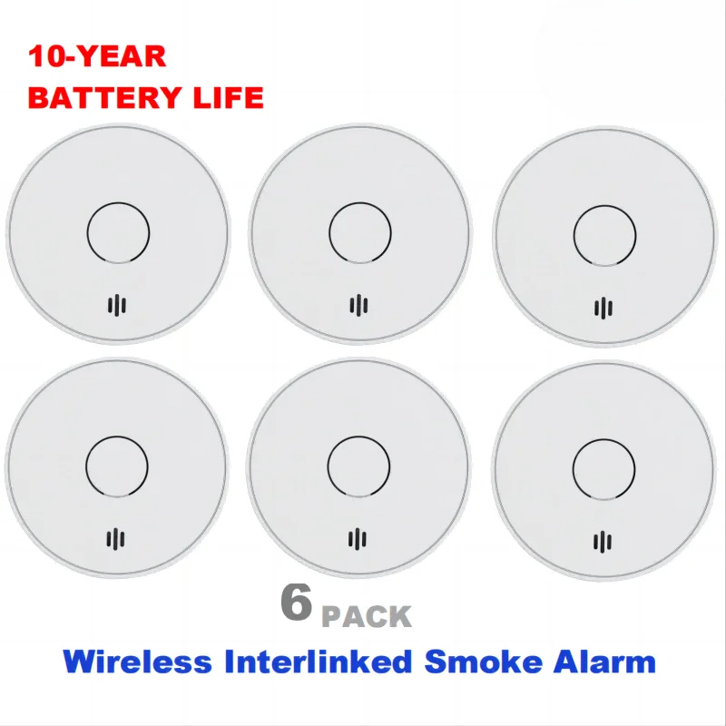 Wireless Interlinked Smoke Ala - مراجعة Smoke Detector Interconnected وسعره