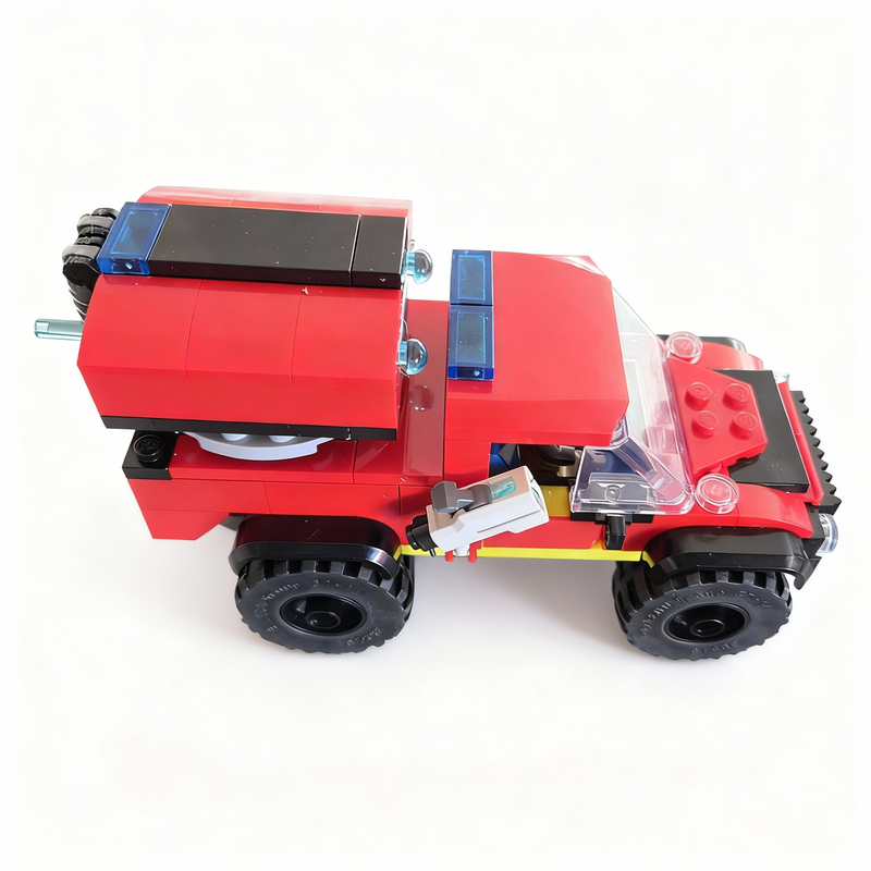 168pcs MOC City Fire Modified  - مراجعة Fire Extinguisher Small وسعره
