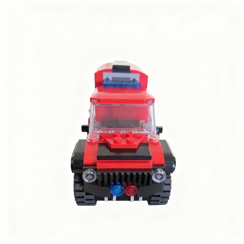 168pcs MOC City Fire Modified  - مراجعة Fire Extinguisher Small وسعره