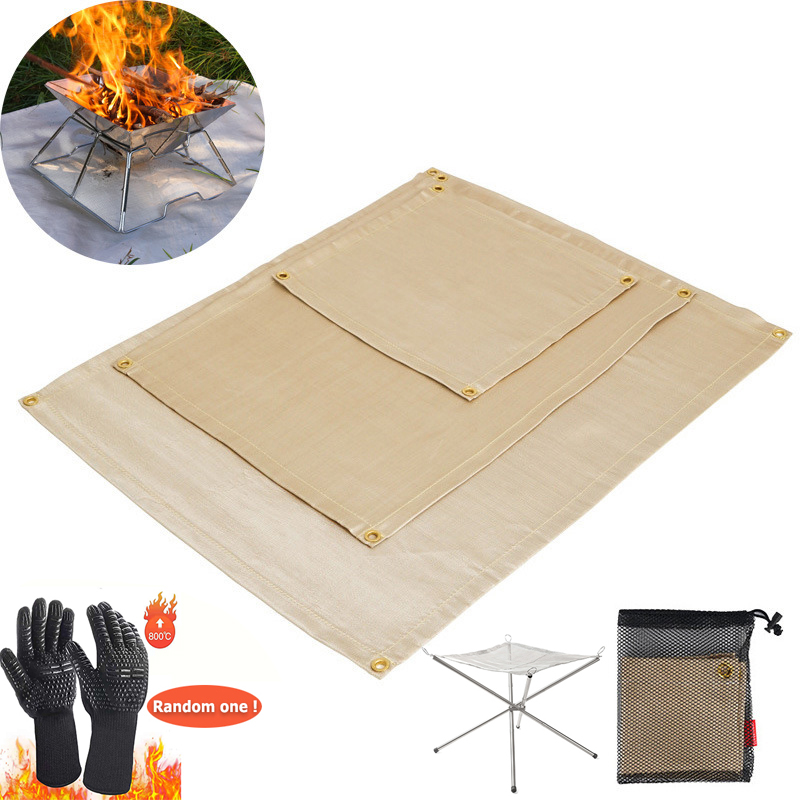 Outdoor Camping Fireproof Clot - مراجعة Fire Blanket Kitchen وسعره