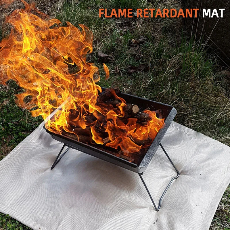 Outdoor Camping Fireproof Clot - مراجعة Fire Blanket Kitchen وسعره