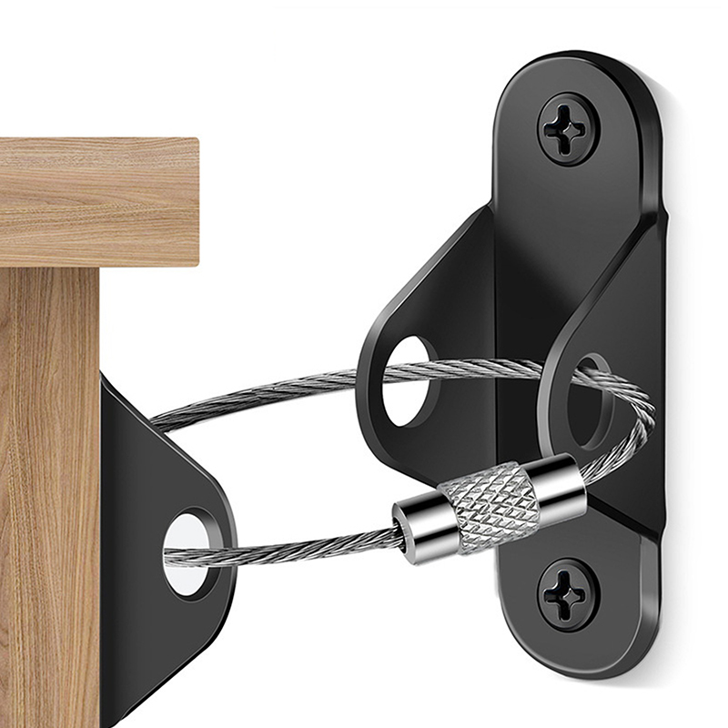 1Set Anti-Tip Furniture Anchor - مراجعة Earthquake Anchor Strap وسعره
