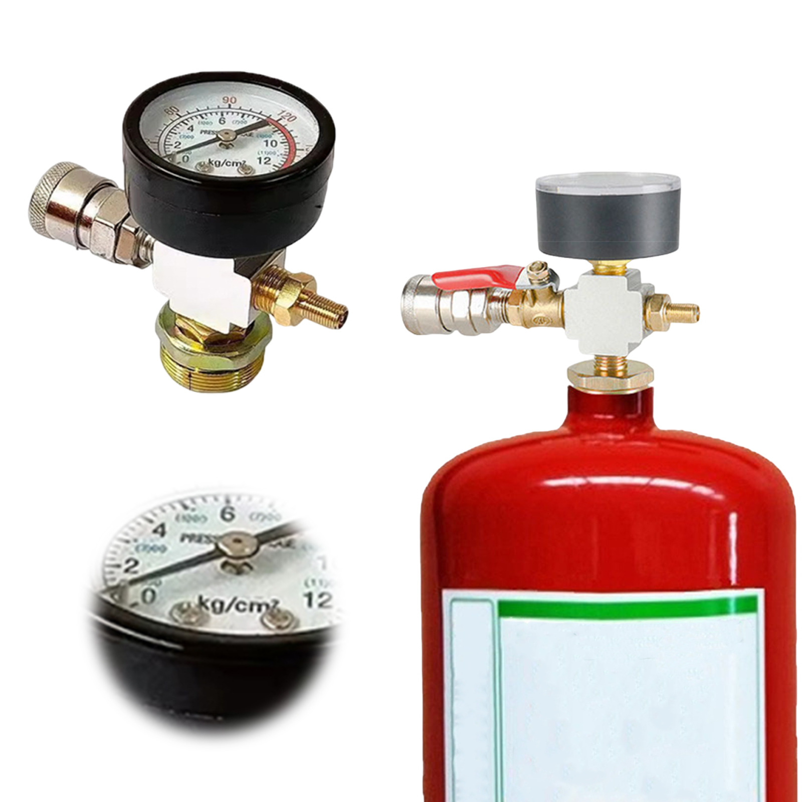 Small Air Tank Pressures Adapt - مراجعة Fire Extinguisher Small وسعره