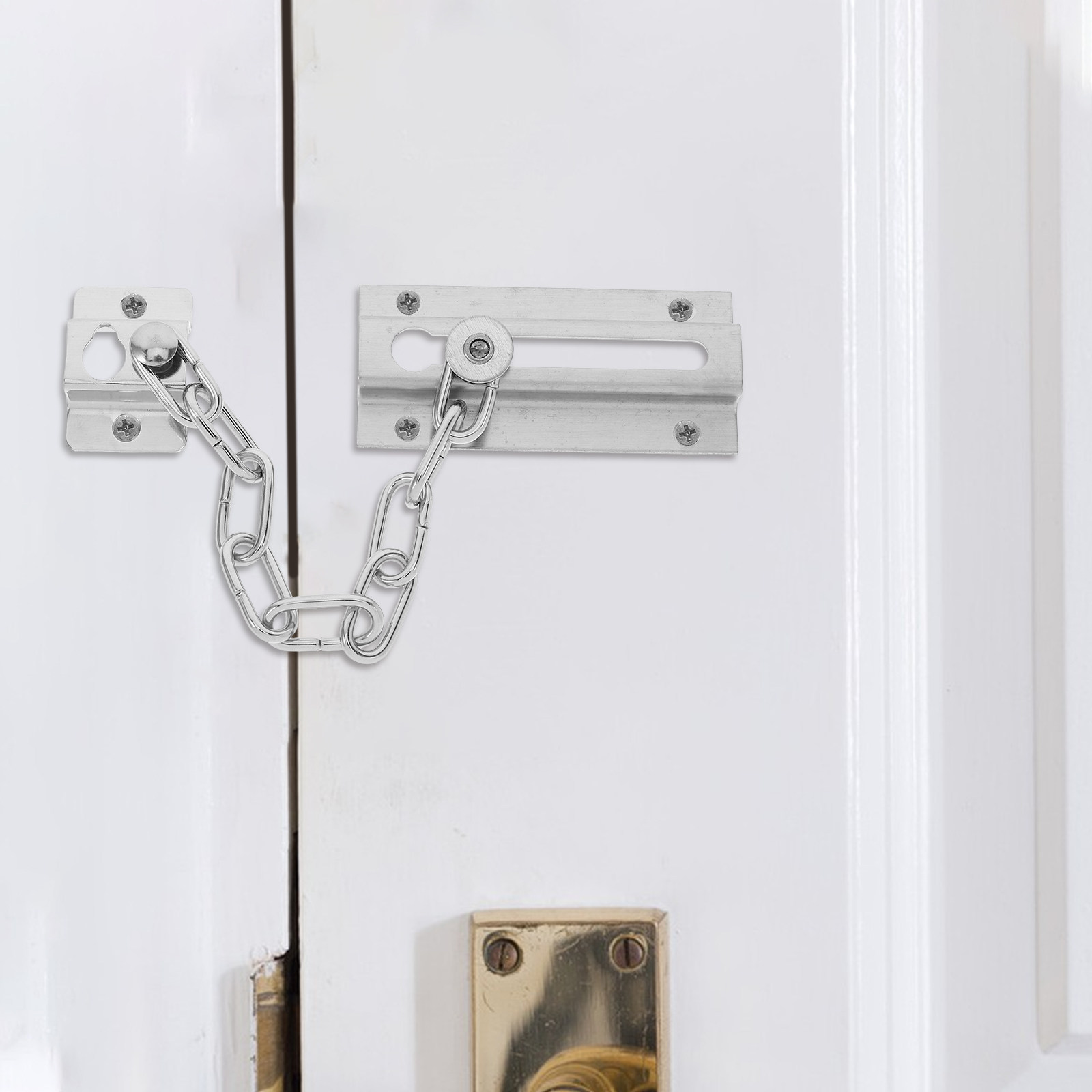Stainless Steel Door Chain Loc - مراجعة Security Chain Door وسعره