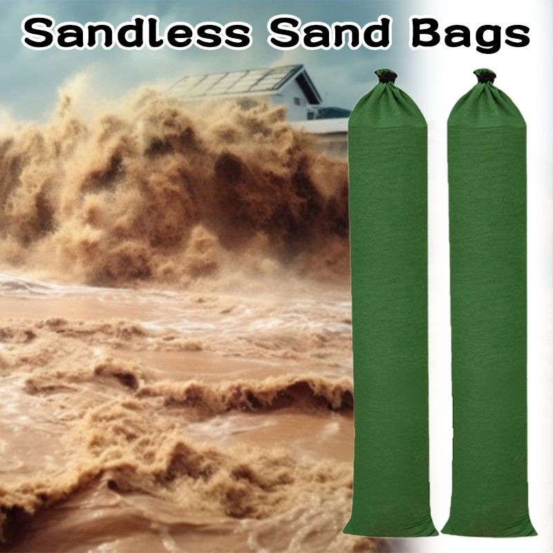 2 Pcs Sandless Sand Bags Anti  - مراجعة Flood Barrier Bag وسعره