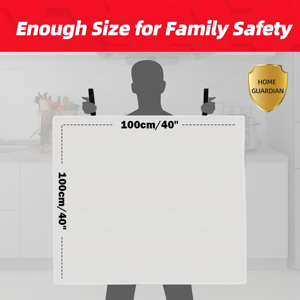 Emergency Fire Blanket for Hom - مراجعة Fire Blanket Kitchen وسعره