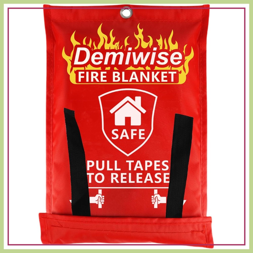 Thick Fire Blanket Emergency f - مراجعة Fire Blanket Kitchen وسعره
