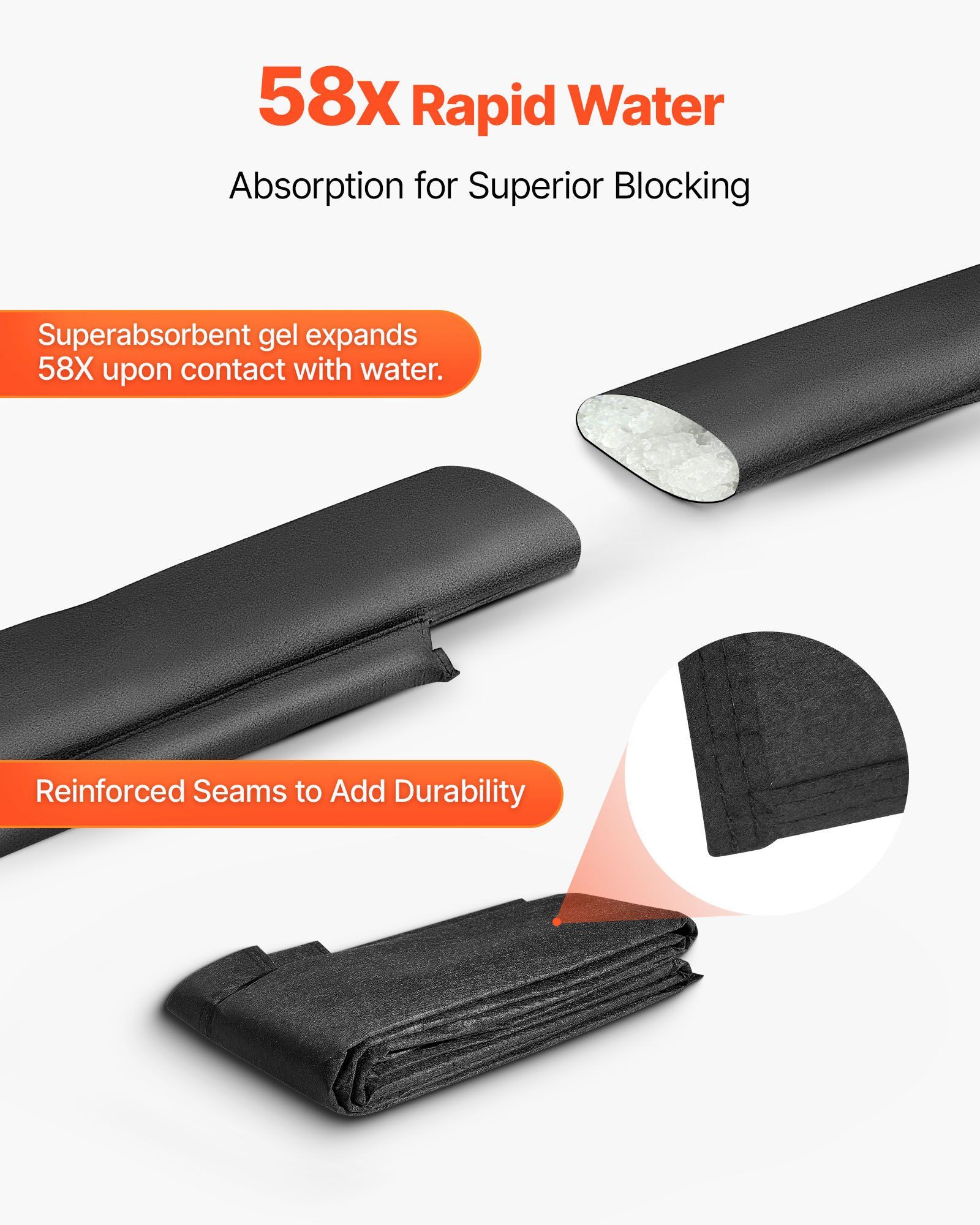 Flood Barrier, 8 Pack, 10 x 0. - مراجعة Flood Barrier Bag وسعره