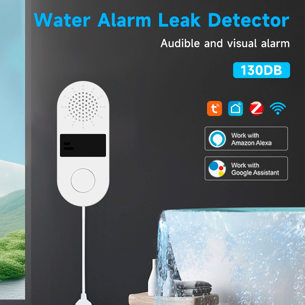 Tuya Wifi Water Leak Detector  - مراجعة Water Alarm Sensor وسعره