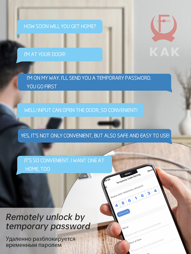 KAK Smart Fingerprint Door Loc - مراجعة Security Chain Door وسعره