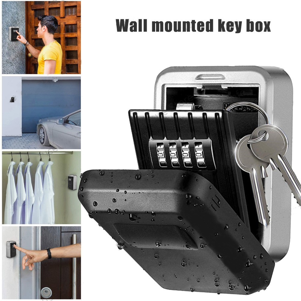 Wall Mount Key Storage Secret  - مراجعة Lockbox Key Secure وسعره