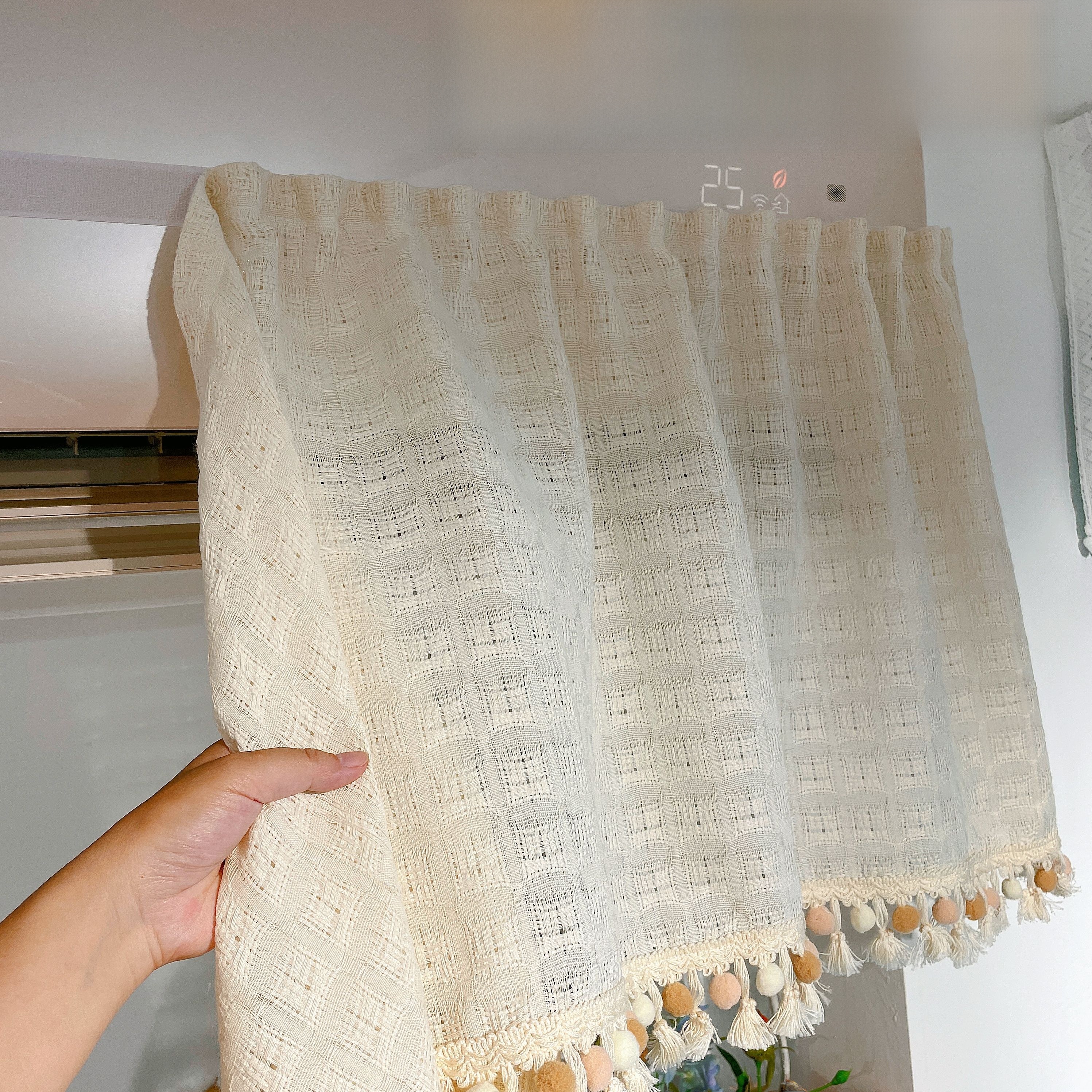 Nordic Sle Cotton Linen Curtai - مراجعة Outlet Cover Baby وسعره