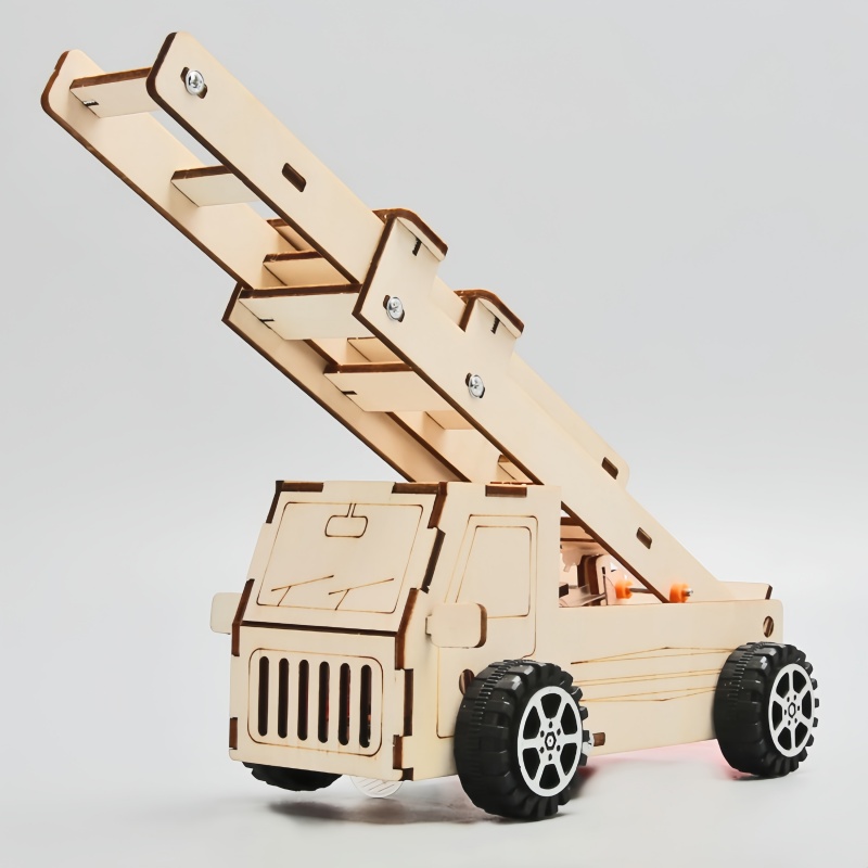 DIY Wood Ladder Fire Truck Mod - مراجعة Fire Escape Ladder وسعره