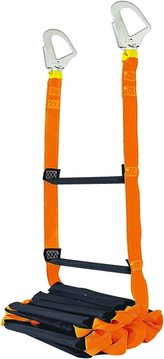 33.1ft Emergency Fire Escape L - مراجعة Fire Escape Ladder وسعره