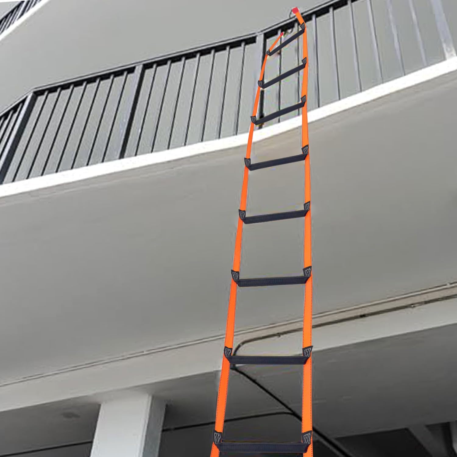 33.1ft Emergency Fire Escape L - مراجعة Fire Escape Ladder وسعره