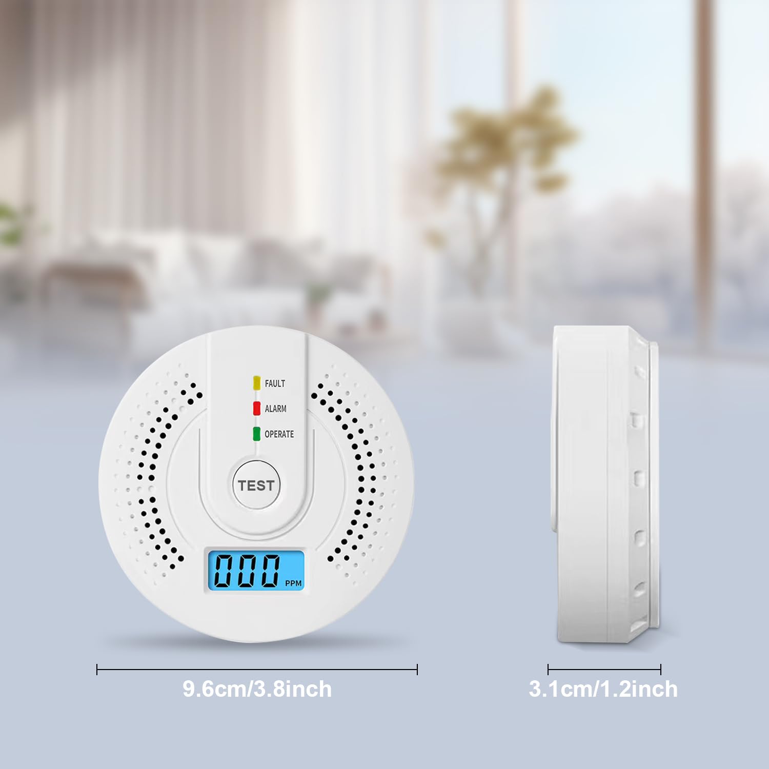Carbon Monoxide Detector CO Ga - مراجعة Smoke Detector Interconnected وسعره