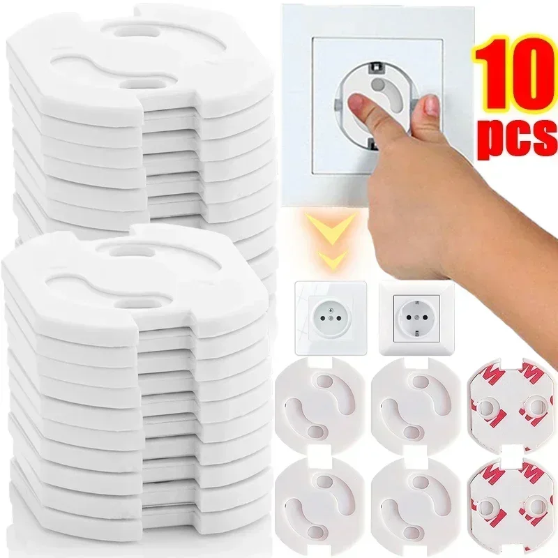 1/10pcs  Baby Safety Child Ele - مراجعة Outlet Cover Baby وسعره
