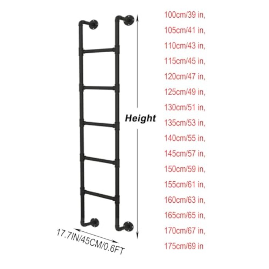 Wall Mounted Metal Step Ladder - مراجعة Fire Escape Ladder وسعره