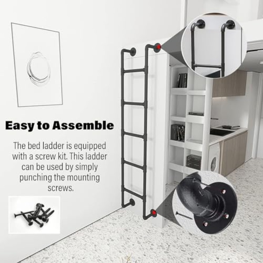 Wall Mounted Metal Step Ladder - مراجعة Fire Escape Ladder وسعره
