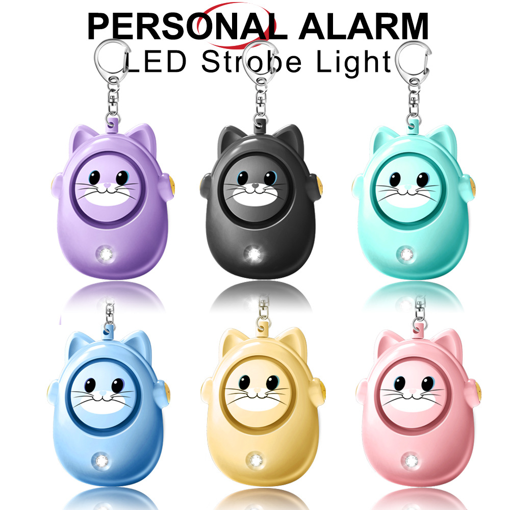 H8 2024 New Cute Cat Personal  - مراجعة Personal Alarm Keychain وسعره