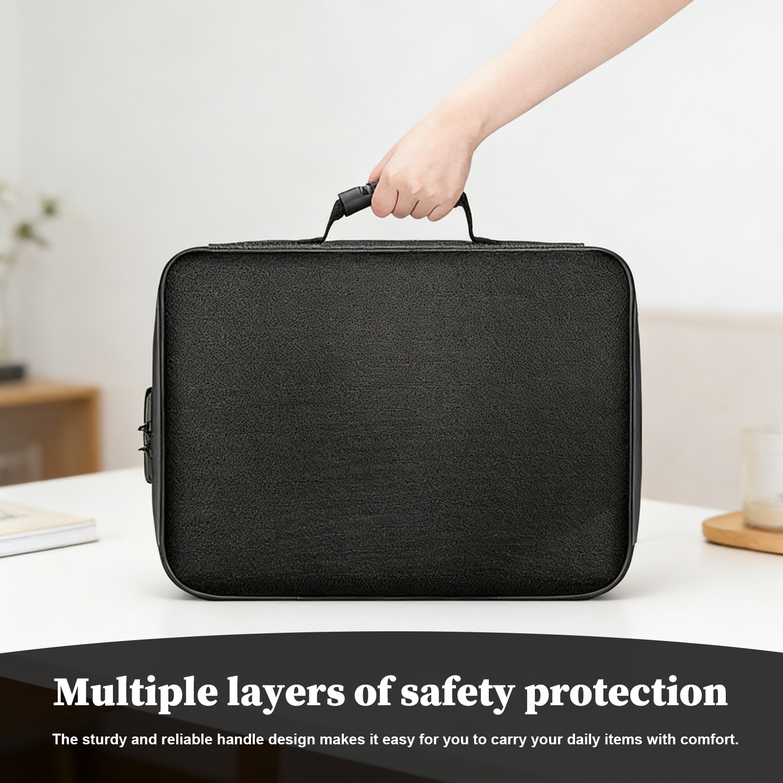 Fireproof Document Bag with Lo - مراجعة Fire Safe Document وسعره