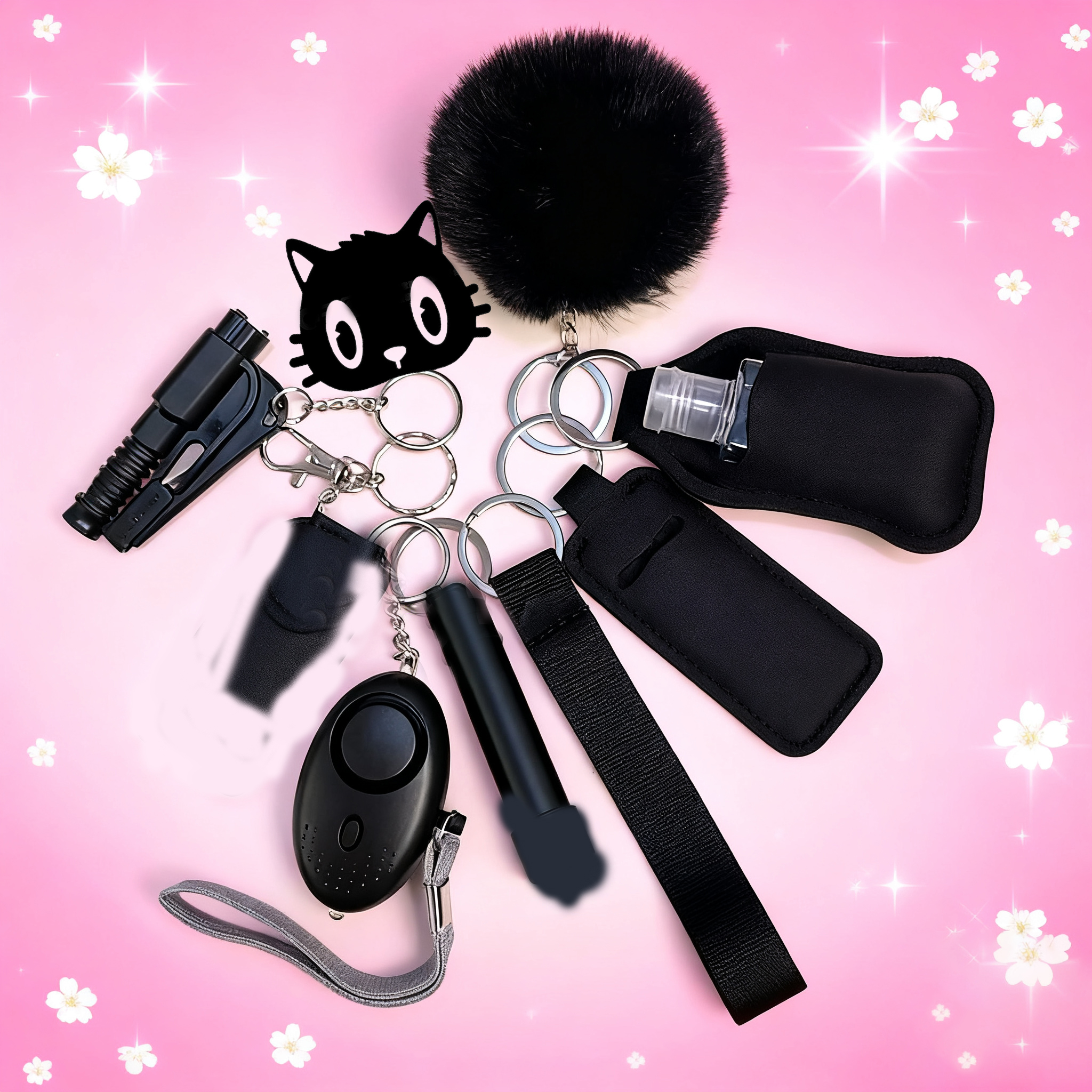 10Pcs Girl Security Self Defen - مراجعة Personal Alarm Keychain وسعره