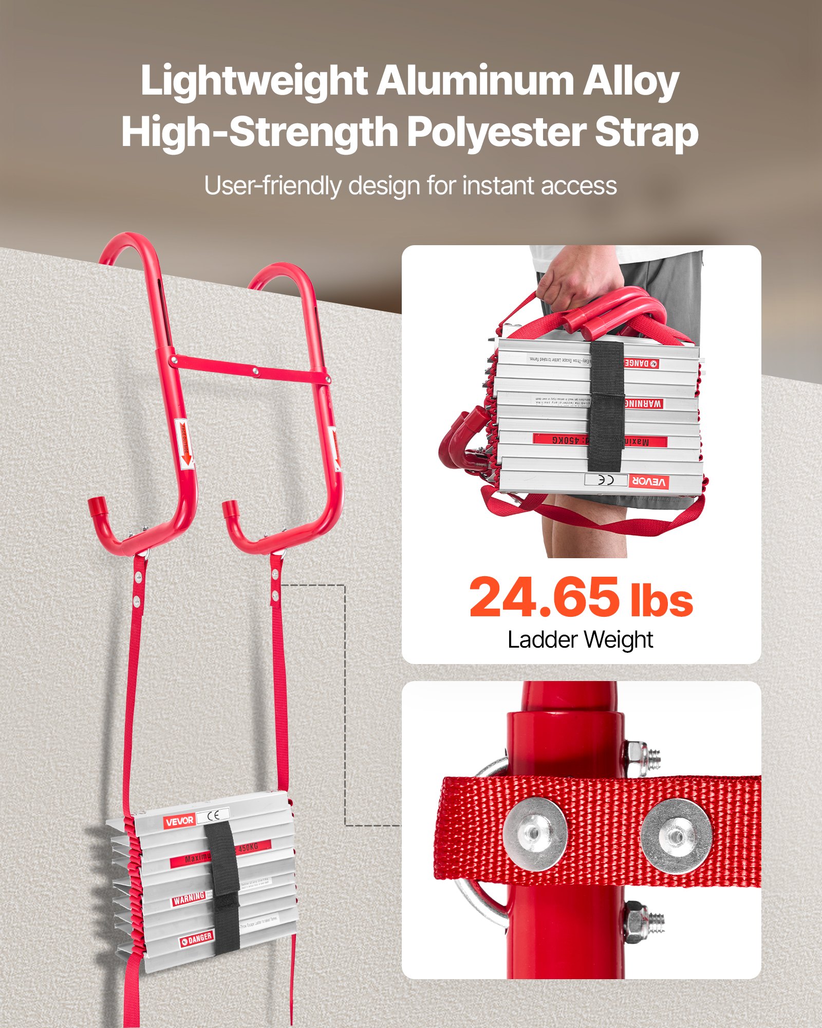 Fire Escape Ladder, 5-6 Story  - مراجعة Fire Escape Ladder وسعره