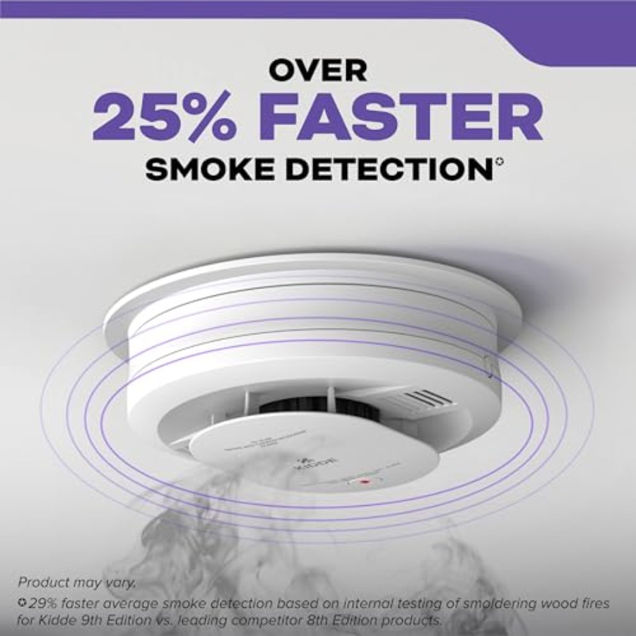 Smoke and Carbon Monoxide Dete - مراجعة Smoke Detector Interconnected وسعره