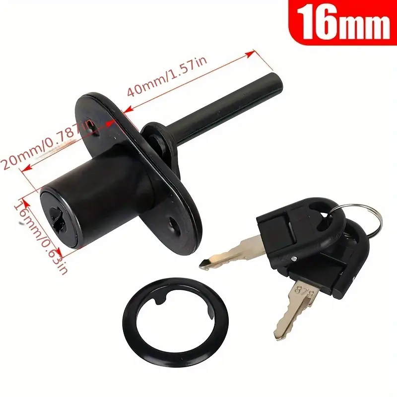 Cabinet Drawer Lock With 2 Key - مراجعة Medicine Cabinet Lock وسعره