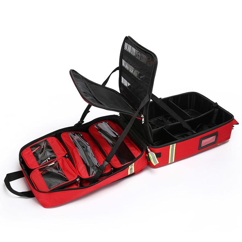 Large Capacity Empty Trolley F - مراجعة First Aid Bag Kit وسعره