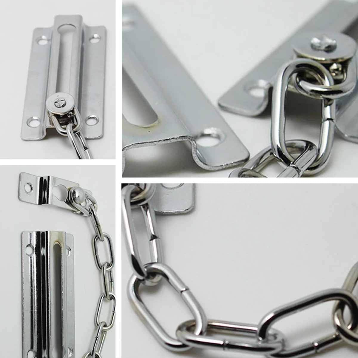 4PCS Door Chain Guard Security - مراجعة Security Chain Door وسعره