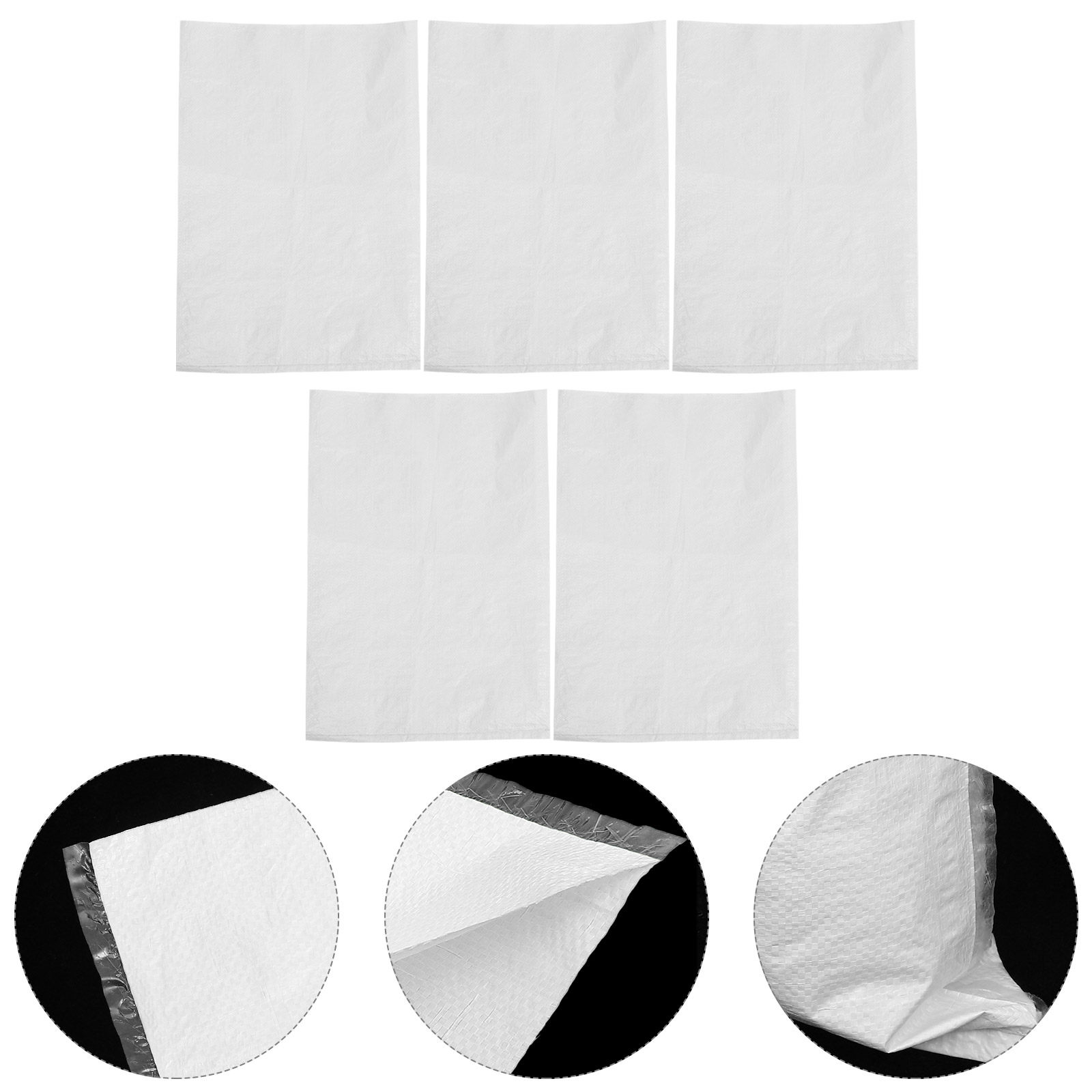 5Pcs Waterproof Woven Sandbags - مراجعة Flood Barrier Bag وسعره