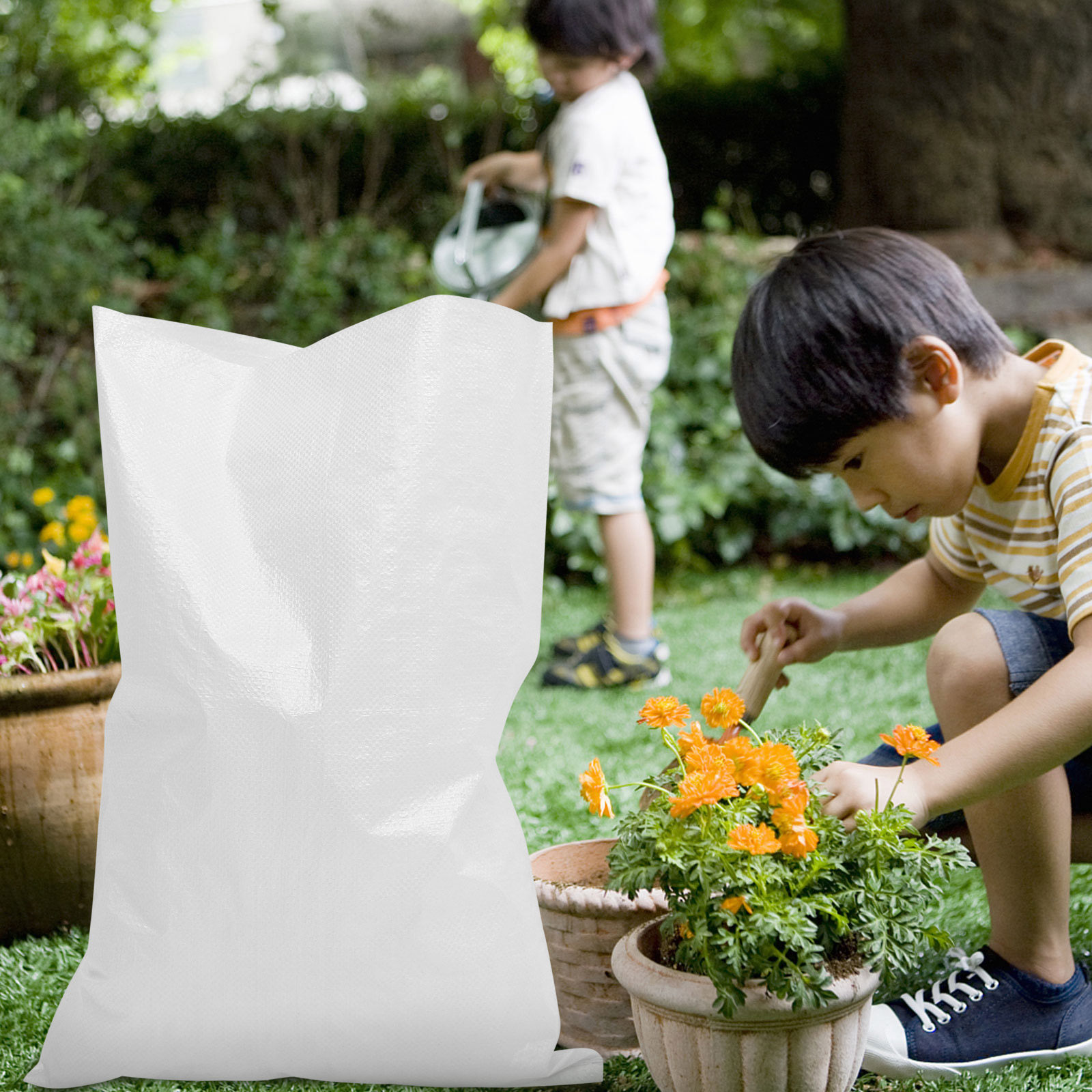 5Pcs Waterproof Woven Sandbags - مراجعة Flood Barrier Bag وسعره