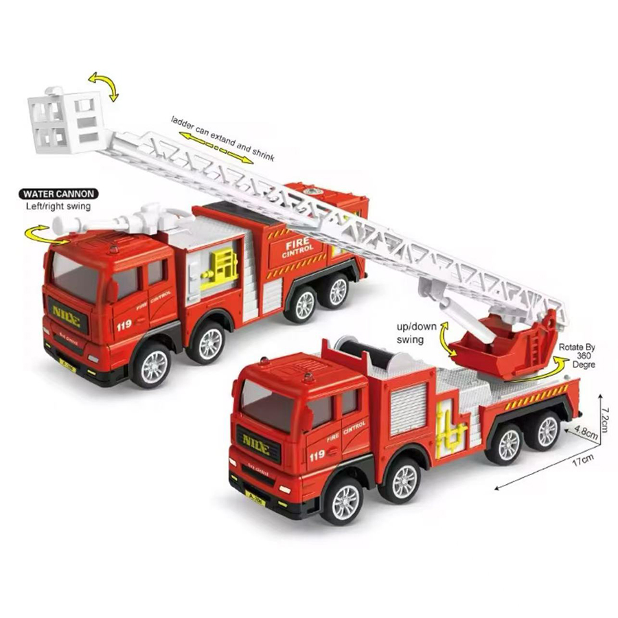 1pc-Alloy Fire Truck 1:32 Simu - مراجعة Fire Escape Ladder وسعره