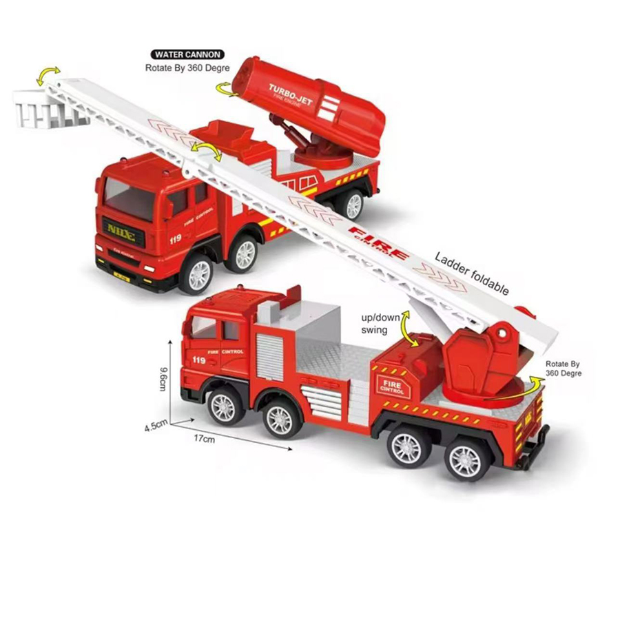1pc-Alloy Fire Truck 1:32 Simu - مراجعة Fire Escape Ladder وسعره