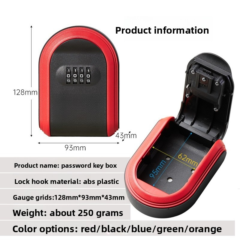 Plastic Key Box with Password  - مراجعة Lockbox Key Secure وسعره
