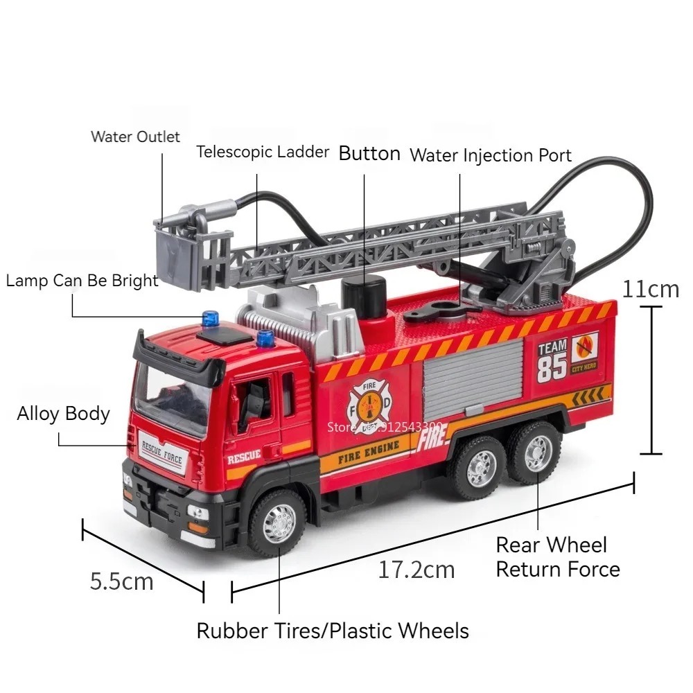 1:32 Scale Water Spray Fire Tr - مراجعة Fire Escape Ladder وسعره